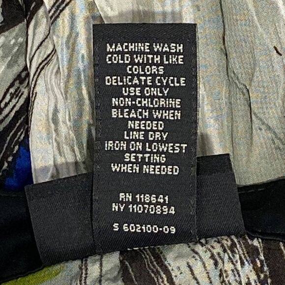 Lane Bryant Abstract Multicolor Crinkled Overpiece Duster Size 14/16 - Picture 8 of 9